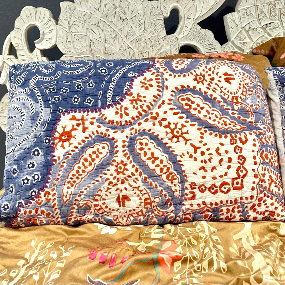 Anthropologie standard pillow set